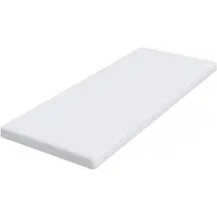 vidaXL Geheugen Schuim Matras Topper 80 x 200 cm Thick Zacht Wit
