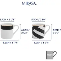 MIKASA Luxe Deco 380ml Mok 4 Eenheden
