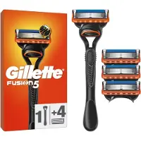 Gillette Fusion5 Houder + 4 mesjes