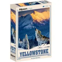 Alipson Puzzle Yellowstone Wolf Puzzel (500 stukjes)