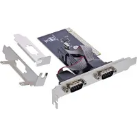 InLine interfacekaart, 2x 9-pins serieel, PCI