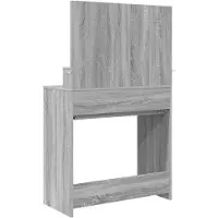 vidaXL Slaapkamerkaptafel, grijze Sonoma-kleur, 80 x 39,6 x 135 cm