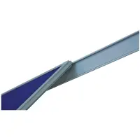Franken 1-kanaals wandrail voor PRO-planken, incl. magnetische plakstrip, 3000 mm lang, WS8300