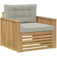 vidaXL Buitensofa Polyester Wit