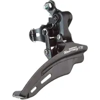 Shimano Voorderailleur Shimano Tourney TZ FD-TZ510 - 6/7 speed - down swing - hoge klem 31,8 mm - 48T