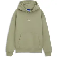 HUGO Sweatshirt 'Nazardo' mintgroen / wit