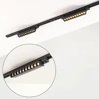 LumenXL 1-fase railsysteem set van 1,5 meter met Nexu spots, zwart 4000K