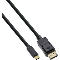 InLine USB-beeldschermkabel, USB-C-stekker naar DisplayPort-stekker, 2m
