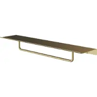 Hotbath &MORE Handdoek Rek - 40cm - voor planchet serie - Geborsteld messing PVD SHA04BBP