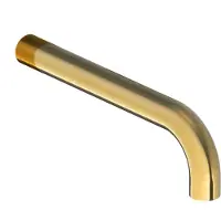 Hotbath Cobber Uitloop 18cm Geborsteld Messing PVD CB094
