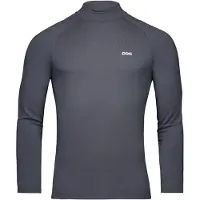 POC Layer Merino Mock Neck Jersey, thermoshirt, heren, donkergrijs