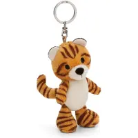 Nici Tijger Sleutelhanger 10cm - bruin - Trouwe metgezel voor rugzak of tas, sleutelhanger voor klein en groot | 61851