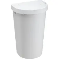 PLAST TEAM Vertriebs GmbH - Prullenbak / Afvalbak - klapdeksel - 45 l - Seattle Swing - Wit