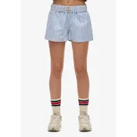 Superdry Broek lichtblauw / wit
