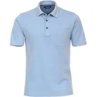 Casamoda Regular Fit Polo shirt Korte mouw blauw
