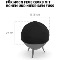 Höfats MOON 45 hoes Zwart