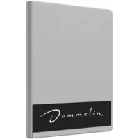 Dommelin Topper Hoeslaken 10-14 cm Zilver (Percal 200TC)-200 x 200 cm