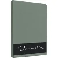 Dommelin Topper Hoeslaken 10-14 cm Spargroen (Percal 200TC)-90 x 220 cm