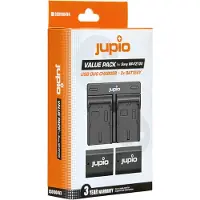 Jupio Sony NP-FZ100 Value Pack V4 2x Battery 2040mAh + USB Dual Charger USB-C (Merk )