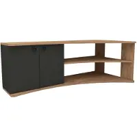 Skye Decor Termera TV-meubel | 100% MELAMINE | Atlantic Pine, Antraciet - - TV-meubel - Bruin; Antraciet - Melamine; Spaanplaat