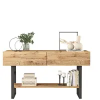 Norda Design Console met 2 klepdeuren en 1 plank in atlantische den decor l138,8 cm