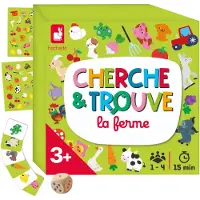 Janod Jeu classique Mon Premier cherche et trouve La ferme