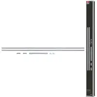 Paulmann URail-basisset, chroom, 2 x 1 m rail, metaal URail, alu / grijs / zink, metaal