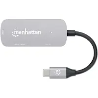 Manhattan USB-C auf HDMI 3-in-1 Docking-Konverter USB-C dockingstation Geschikt voor merk (dockingstation): Universeel USB-C Power Delivery