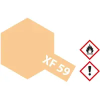 Tamiya Hobbyverf Acrylverf - XF-59 Desert Yellow - Matt - Acryl - 23ml Verf potje - 23 ml