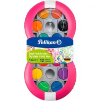 Pelikan dekverfdoos Space+ 735 SP/12 - magenta - 12 kleuren