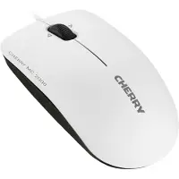 Cherry MC 2000 bedrade muis, infraroodsensor, USB, 3 knoppen, 1.600 dpi, scrollwiel met kantelfunctie, wit