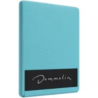 Dommelin Topper Hoeslaken 10-14 cm Aquamarijn (Satijn 300TC)-140 x 210 cm