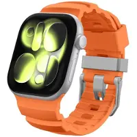 Spigen WBS2 Bandje Geschikt voor Apple Watch 1/2/3/4/5/6/7/8/9/10/11/SE/Ultra 49MM / 46MM / 45MM / 44MM / 42MM - Oranje