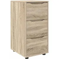 vidaXL Opbergkast 40 x 48 x 81 cm Bewerkt hout Sonoma Eik