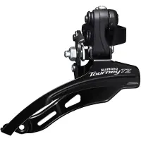 Shimano voorderailleur 6/7-speed tourney tz fd-tz510 down swing lage klem ø31,8 mm 48t