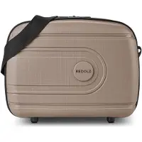 Redolz Essentials 11 Beautycase 34 cm - 14 L - Ritssluiting - taupe