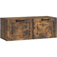 vidaXL Wandmontage TV-kast Gerookt eiken 78,5 x 31 x 30 cm
