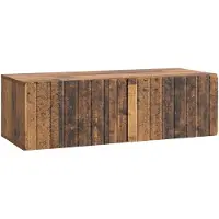 vidaXL Wandmontage TV-kast 98 x 41 x 30 cm Oud hout Bewerkt hout