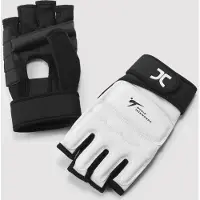 JCalicu Taekwondo-handbeschermers (handschoen) | WT | Wit (Maat: L)