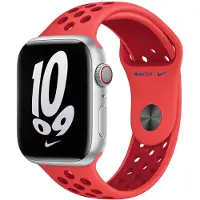 Apple Nike Sport Band voor de Watch | 38/40/41/42 mm - Maat S/M - Bright Crimson / Gym Red