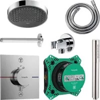 Hansgrohe rainfinity regendoucheset met plafondarm powderrain 250 chroom