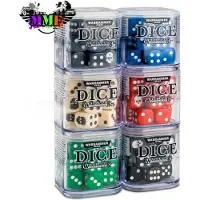 Games Workshop Citadel 12 mm dobbelstenen kubus 20-delige set voor Warhammer 40K - 1 x kubus (willekeurige kleur) (65-36)