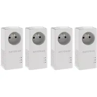 Netgear Set van 4 PLC-adapters 1000 Wit
