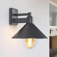LumenXL Retro badkamer wandlamp - antraciet