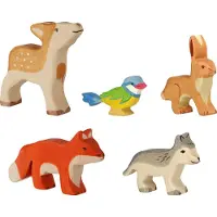 Holztiger Bosdieren - Starterpack - 5 Stuks - Hout - 3 Jaar