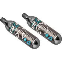 Pro Threaded 16g 2 Units Co2 Cartridge Zwart 16 g