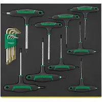 Stahlwille TCS 10769+10771/17 Haakse schroevendraaierset