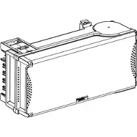 Schneider Electric KSB100SE4 KS-uitgangskast, 100A, 3L+N+PE, voor zekeringen NH00 Verdeelkastaccessoire Wit 1 stuk(s)