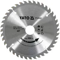 YATO Tandzaagblad van carbide 190 x 30 mm, 40 tanden