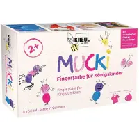 Kreul Mucki Vingerverf setje 6 x 50 ml